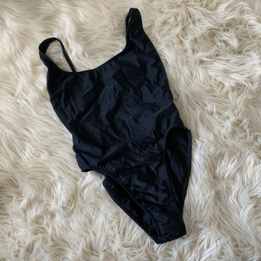 NWT American Apparel Nylon Tricot High Cut Swim
